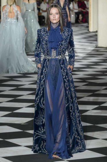 Zuhair Murad A Mix Of Comfortingly Beautiful And Majorly Sheer Go Fug Yourself