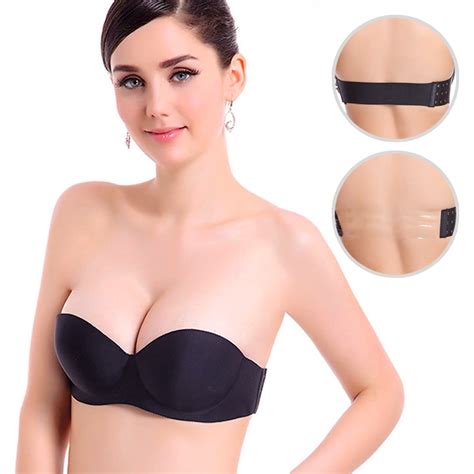 Women Magic Push Up Bra Strapless Womens Bras Underwired 12 Cup Back