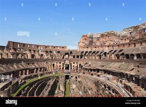 View Inside The Colosseum Rome Italy Stock Photo Alamy