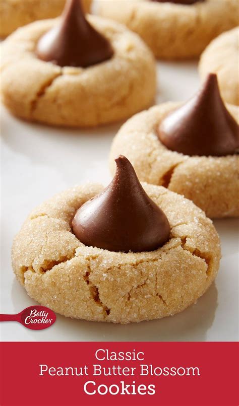 Classic Peanut Butter Blossom Cookies Recipe Easy Peanut Butter