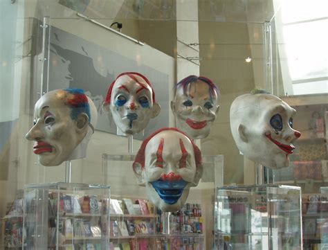Batman The Dark Knight Movie Costumes Clown Masks A Photo On Flickriver
