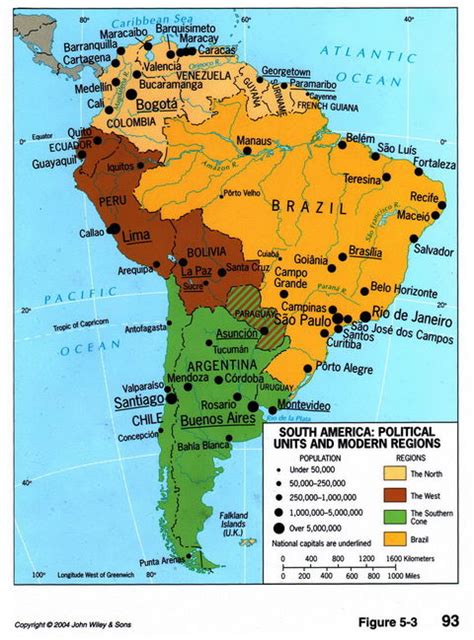 South America Political Divisions And Regions Gifex