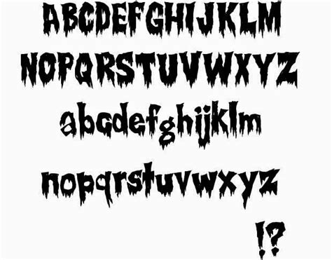 14 Scary Gothic Fonts Images Gothic Horror Fonts Scary Horror Font