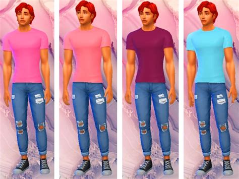 Male T Shirt Recolors The Sims 4 Catalog