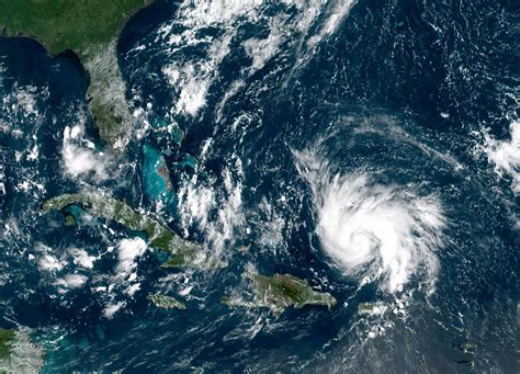 Orbital View Of Hurricane Dorian In The Tropical Atlantic Spaceref