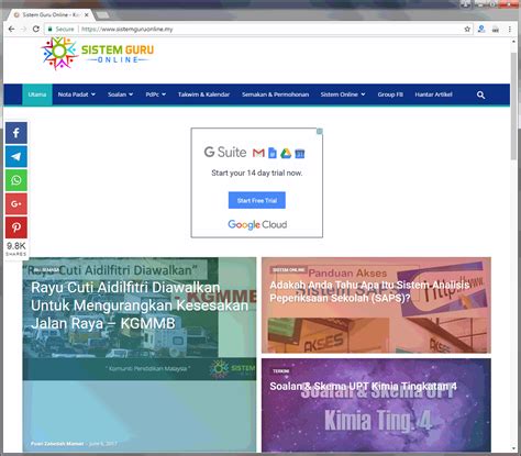 Untuk guru mata pelajaran mengisi markah ujian atau peperiksaan murid Sistem Guru Online | Komuniti Pendidikan Malaysia - Mia Liana