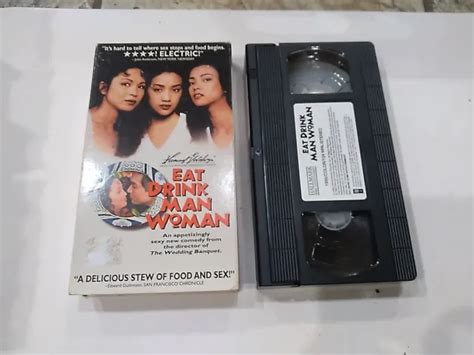 Eat Drink Man Woman Vhs Hallmark Home Entertainment Master Chef Chu Comedy 3 60 Picclick