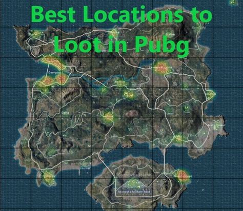 Top Best Loot Locations In Erangel Map Pubg Loot L Vrogue Co
