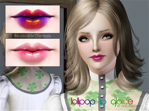 The Sims Resource Lollipop Lip Glace
