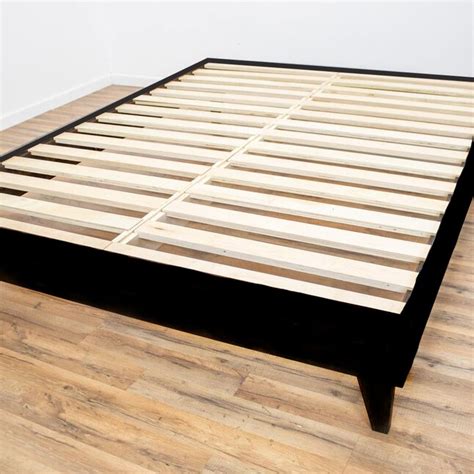 Eluxury Black Twin Extra Long Bed Frame In The Beds Department At