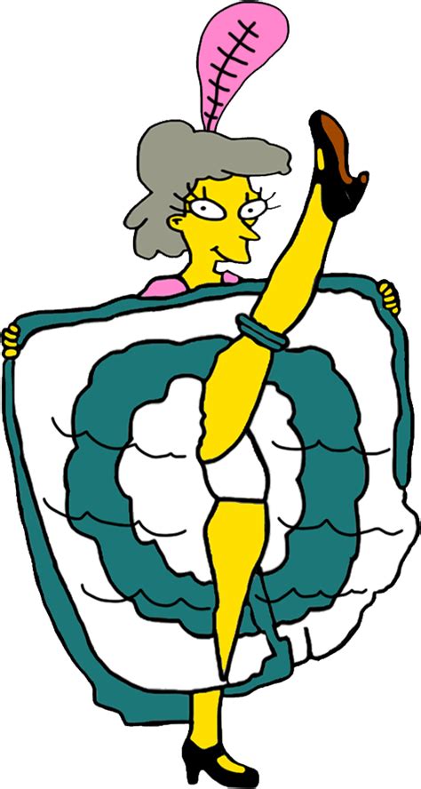 Helen Lovejoy Doing The Can Can By Homersimpson1983 On Deviantart
