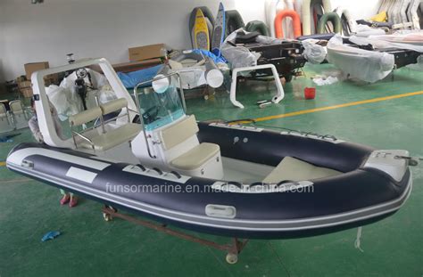Funsor Marine 16 Feet Rib Boat Rigid Inflatable Boat China Military