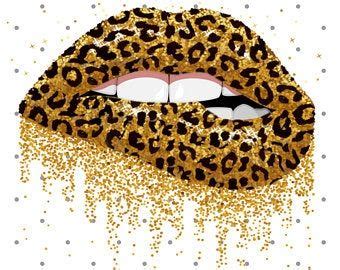 Shhh Be Quiet Dripping Lips Png Leopard Shhh Biting Lips Png Etsy