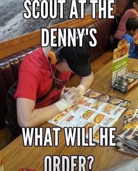 Scout At Dennys Team Fortress 2 Know Your Meme