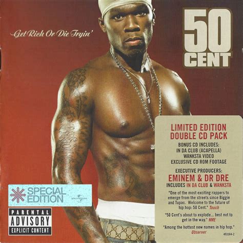 Music Cd 50 Cent Get Rich Or Die Tryin Ebay