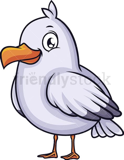 Cute Seagull Clipart