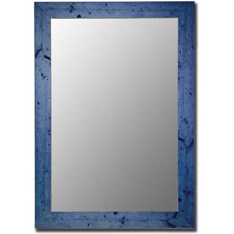 Vintage Blue Framed Wall Mirror Wayfair