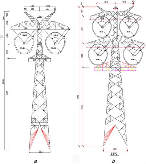 Typical Tower Diagrams A Typical Single‐circuit Tower Diagram B