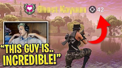 Ninja Is Shocked When Spectating This Pro Fortnite Player Youtube