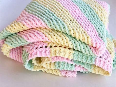 Printable baby knitting patterns blankets. Corner To Corner Baby Blanket Pattern in 2020 | Striped ...