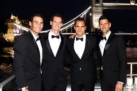 Federer Nadal Djokovic Murray Playing Together One Last Time Tennis Com