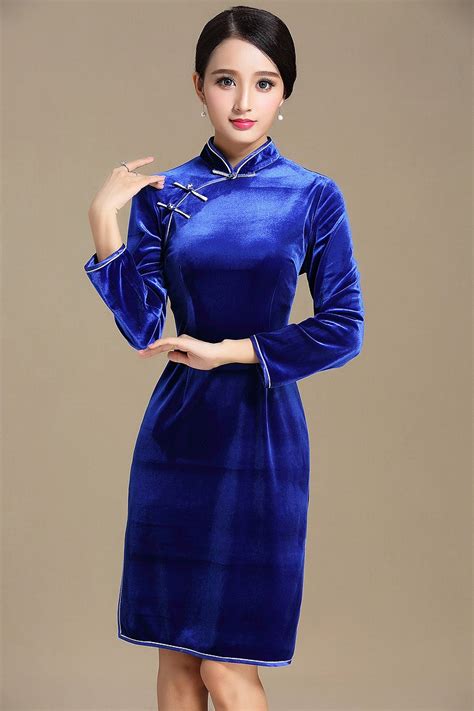 cheongsam blue hot sex picture