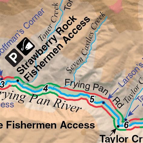 Lower Roaring Fork River Fish Colorado Map By Map The Xperience