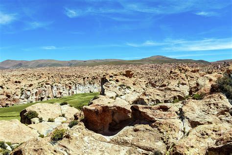 Canyon Of Laguna Negra And Rocky Landscape Of The Bolivian Plateau