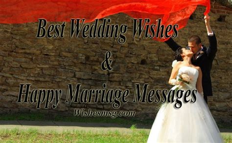 Best Wedding Wishes And Messages For Married Couple Wishesmsg