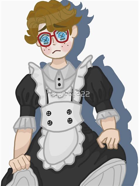 identity v maid dress lucky guy sticker for sale by squibby222 redbubble