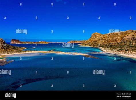 Balos Lagoon Auf Kreta Aus Der Luft Balos Lagoon Kissamos On Crete