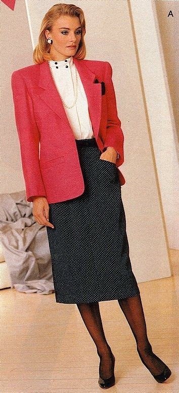 80s Style Professional Business Attire 80s Fashion Womens Business