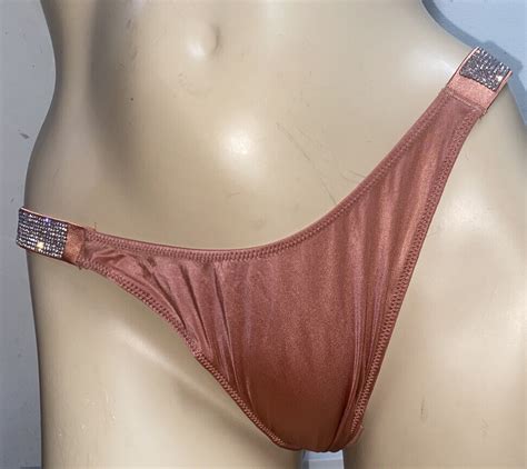 victoria s secret very sexy brazilian panty shine strap large new ebay
