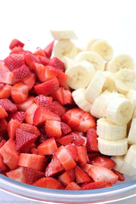Creamy Strawberry Banana Salad Cincyshopper