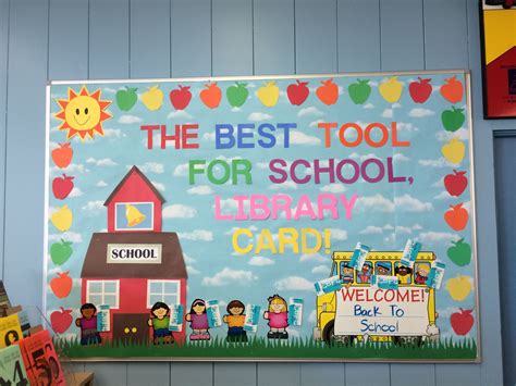 Back To School Library Bulletin Boards