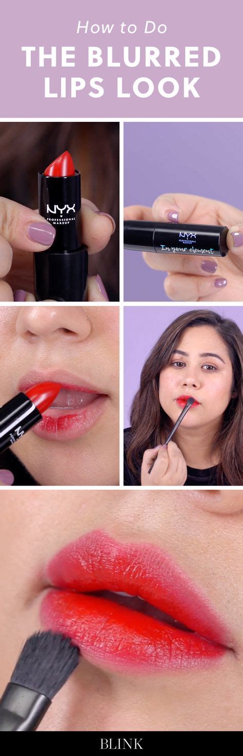 How To Get The Blurred Lip Look Lipstick Tutorial Makeup 2018 Makeup