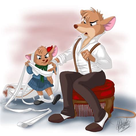 The Great Mouse Detective Basil And Olivia