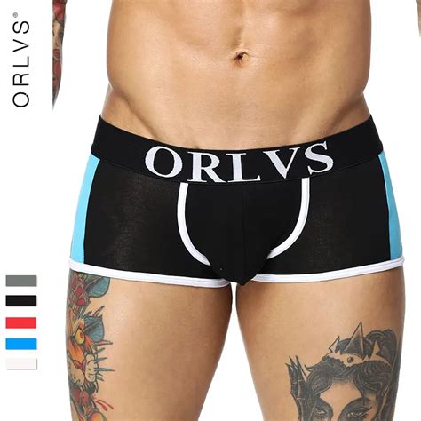 Buy 2018 New Orlvs Brand Mens Boxers Shorts Cotton And Spandex Men Underwear