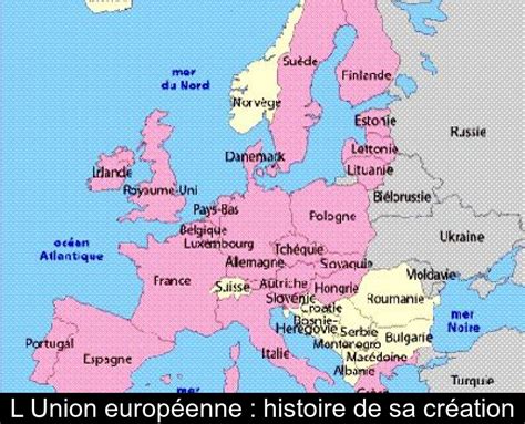 Carte Europe Carte Des Pays Membre De Lunion Europeenne