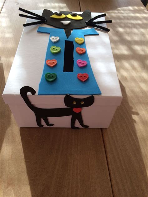 Paw patrol happy valentine's day. Pete the cat Valentines box (simple) | Kids valentine ...