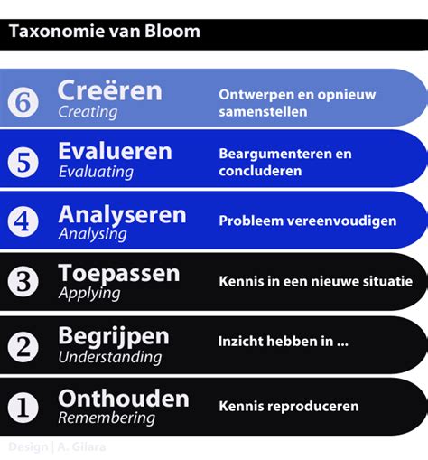 Taxonomie Van Bloom Kosmisch Concreet Nederland
