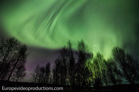 Auroras Boreales En Rovaniemi En Laponia Finlandesa Northern Lights