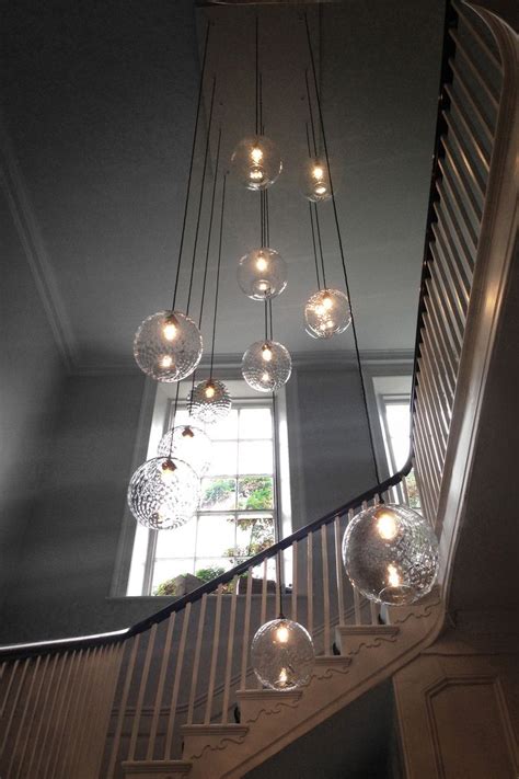 Exquisite Glass Pendant And Wall Lights Handblown In England Stairway Lighting Glass Pendant