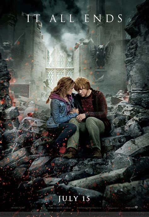 Hi Res Harry Ron And Hermione Deathly Hallows Part 2 Hogwarts Moments