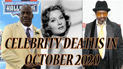 Celebrity Deaths October 2021 Famous Celebrity Deaths Part 2 Otosection