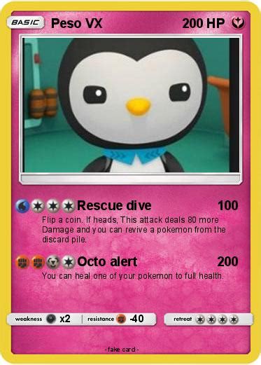 Pokémon Peso Vx Rescue Dive My Pokemon Card