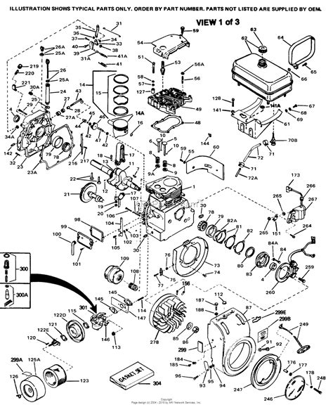 Tecumseh HH120-120045C Parts Diagram for Engine Parts List #1