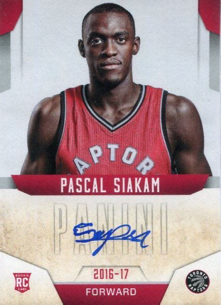 Buy from multiple sellers, and get all your cards in one shipment. Future Watch: Pascal Siakam Rookie Basketball Cards, Raptors - Go GTS