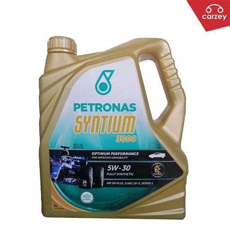 Petronas Syntium 3000 5w 30 Fully Synthetic Engine Oil Api Sn Plus 4l