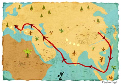 Marco Polos Journey Maps On Behance